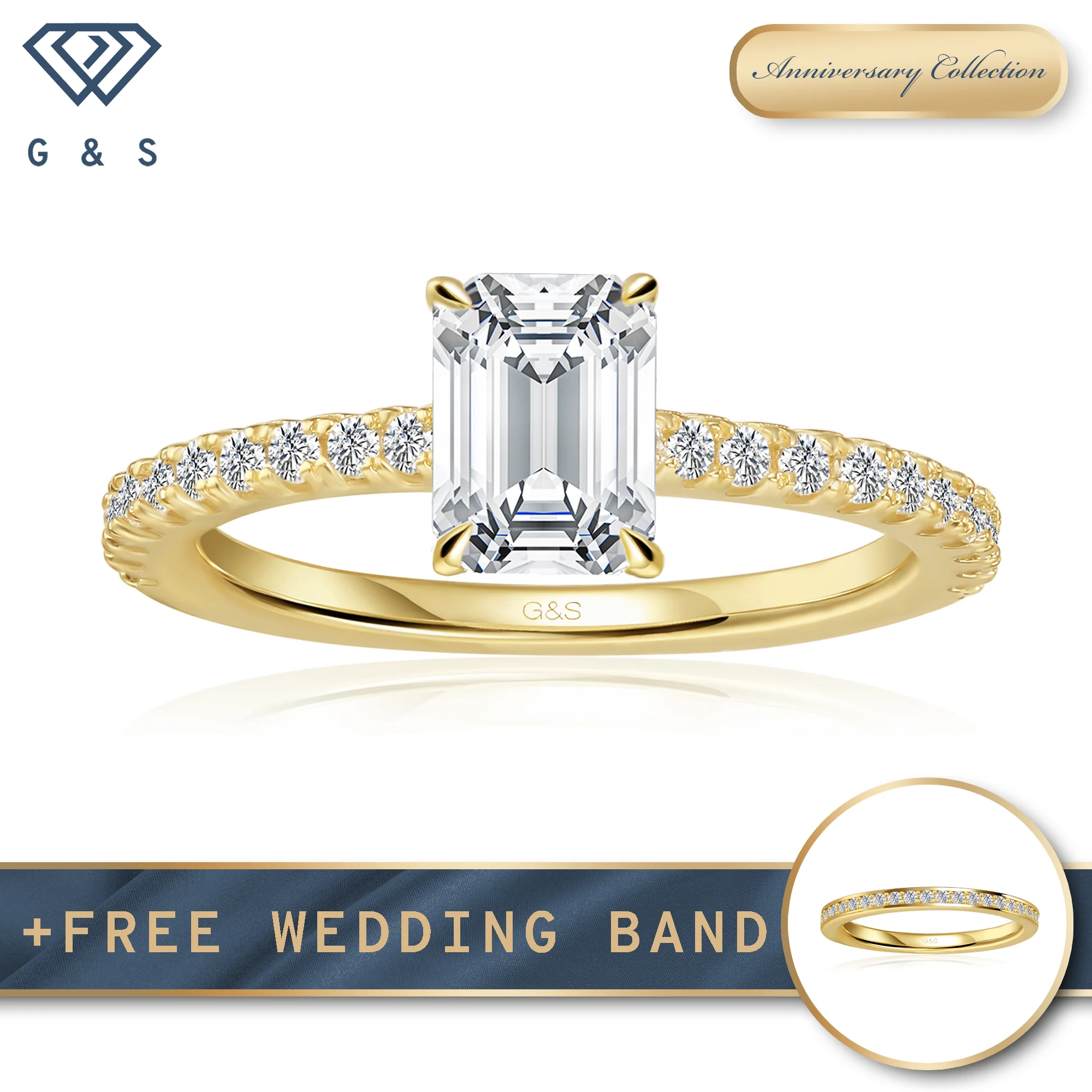 Engagement Rings - 18ct Yellow Gold Plated